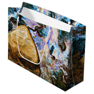 abstract nature still water large gift bag