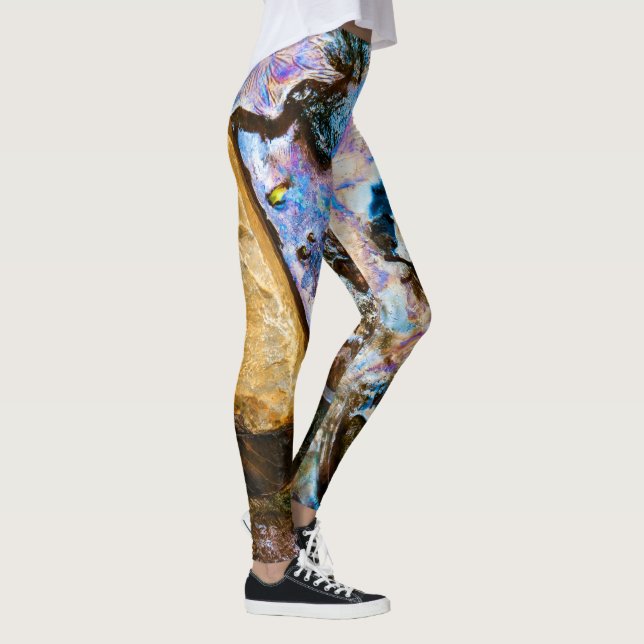 abstract nature still water leggings (Right)