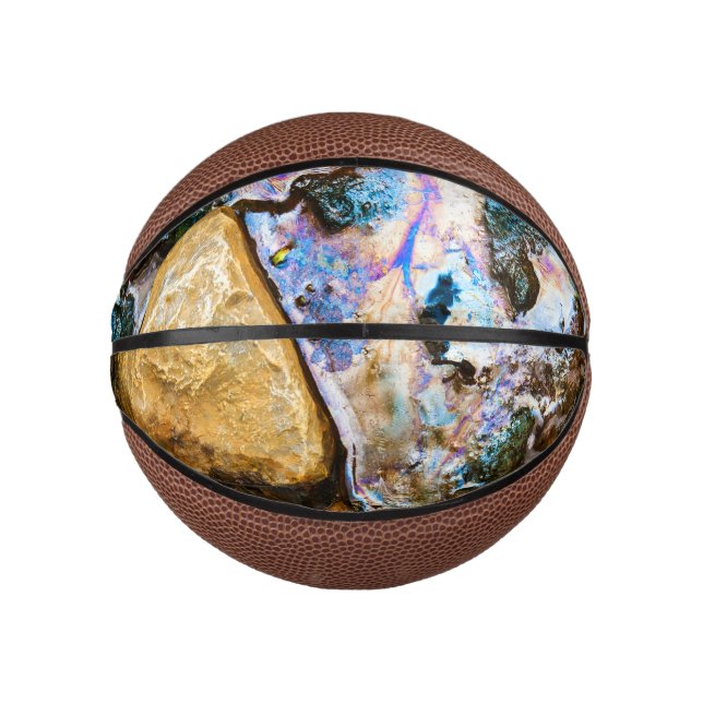 abstract nature still water mini basketball (Front)