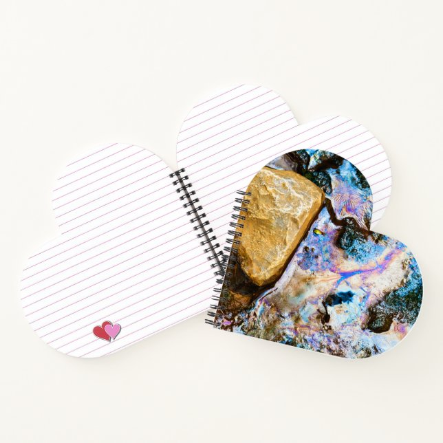 abstract nature still water notebook (Inside)