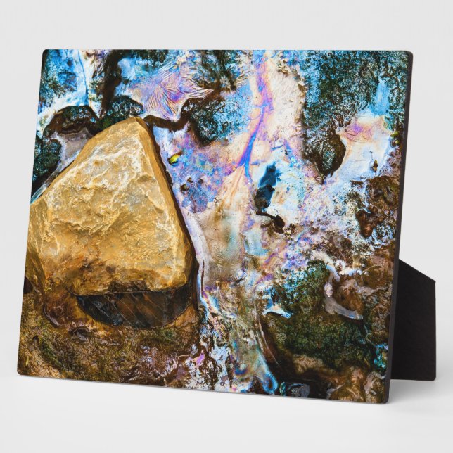 abstract nature still water plaque (Side)