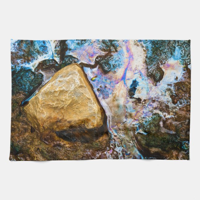 abstract nature still water tea towel (Horizontal)