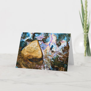 abstract nature still water thank you card