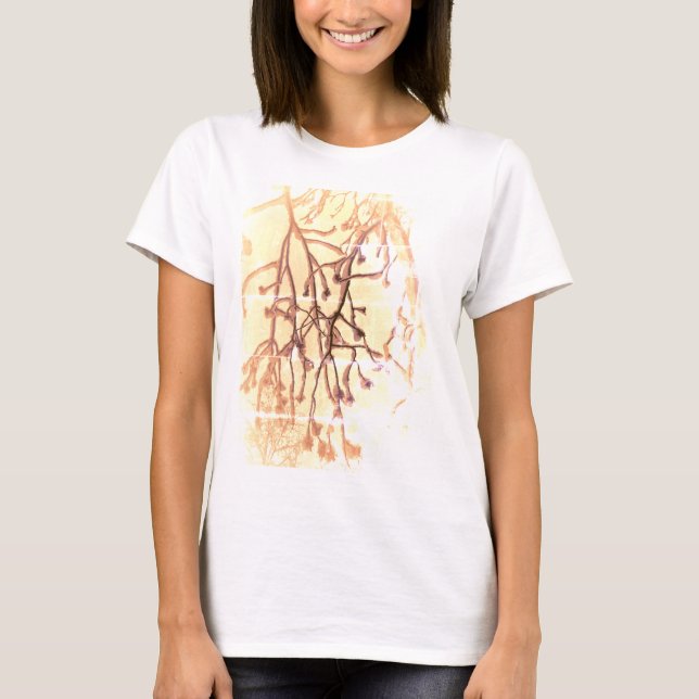 Abstract Nature Tree Snow T-Shirt (Front)