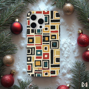 Abstract Ndebele Geometry – Vibrant Artistic Layer iPhone 15 Pro Max Case