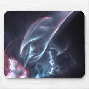 Abstract Nebula Blue and Purple Mouse Pad