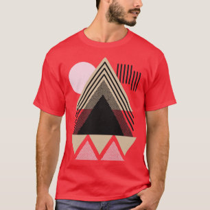 Abstract Neo Geometric Element Shapes T-Shirt