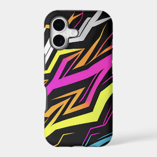 Abstract Neon Stripes