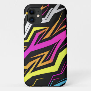 Abstract Neon Stripes Case-Mate iPhone Case