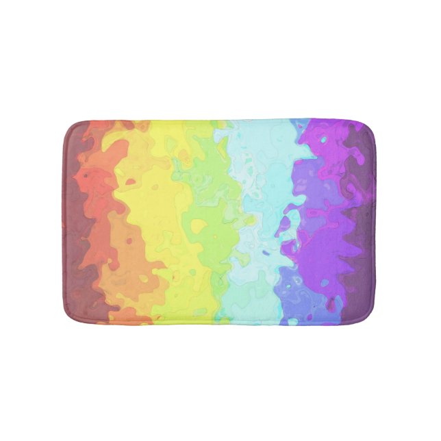 Abstract Neurogender    Pride Flag     Bath Mat (Front)