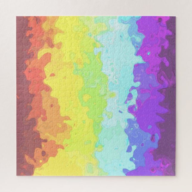 Abstract Neurogender    Pride Flag    Jigsaw Puzzle (Vertical)