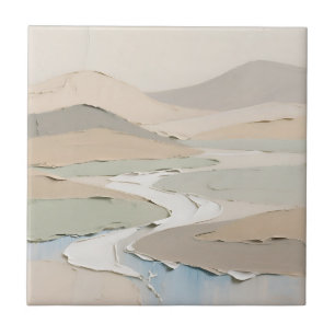 Abstract Neutral Landscape Tile