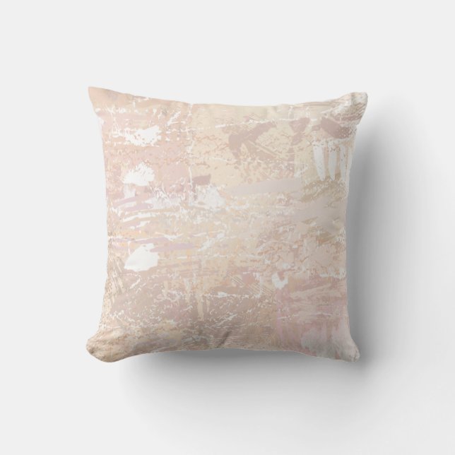 Abstract Neutral Mix Cushion (Front)