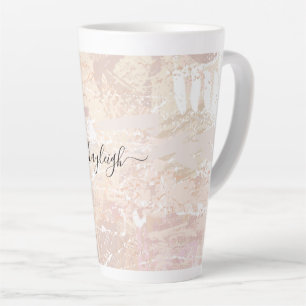 Abstract Neutral Mix Latte Mug