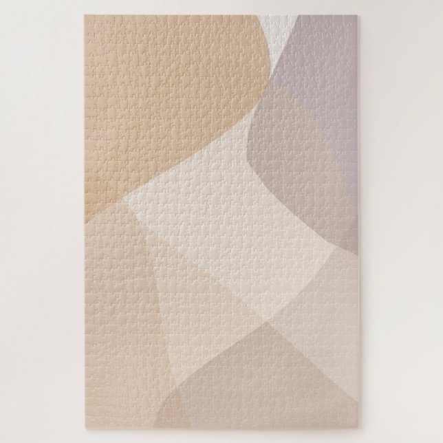 Abstract-Neutral Tones Jigsaw Puzzle (Vertical)