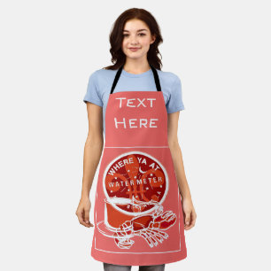 Abstract New Orleans Design add text, Apron
