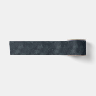 Abstract Night Sky Satin Ribbon