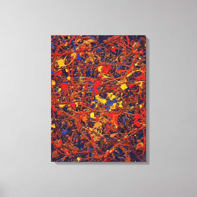 Abstract No. 725 Canvas Print (Front)