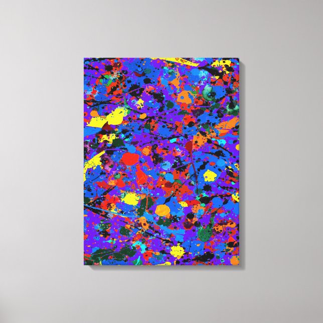 Abstract No. 746 Canvas Print (Front)