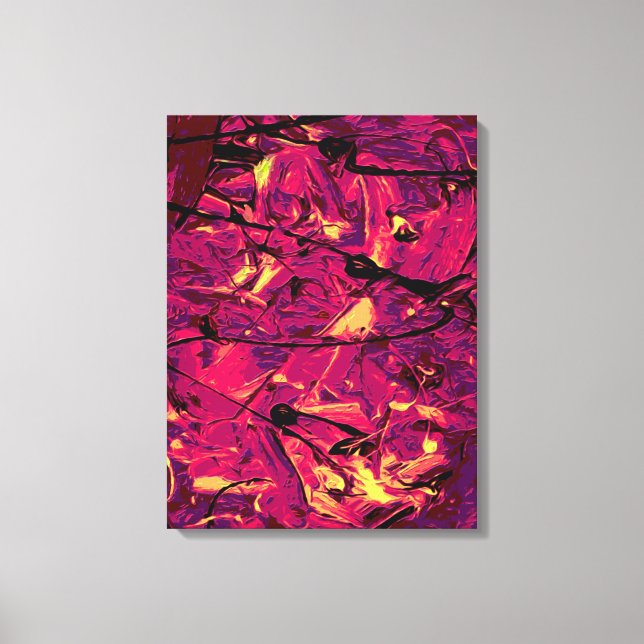 Abstract No. 787 Canvas Print (Front)