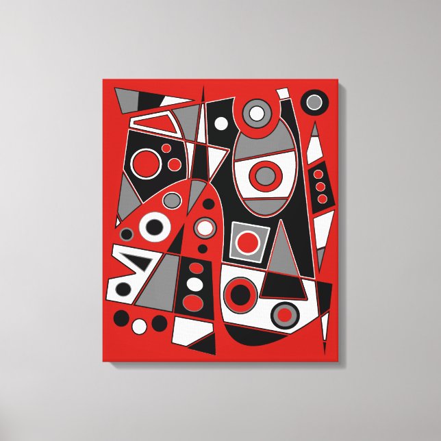Abstract No. 968 Canvas Print (Front)