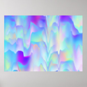 Abstract Northern Lights Poster
