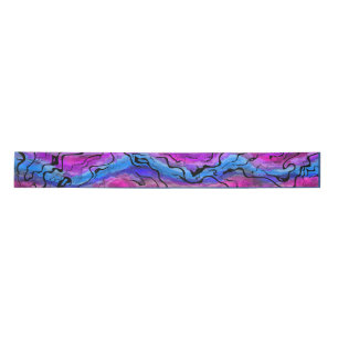 Abstract Northern Lights Ribbon Satin Ribbon