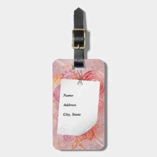 Abstract Note 1 Luggage Tag