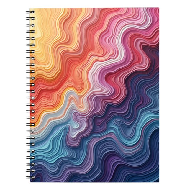 Abstract Notebook colorful (Front)