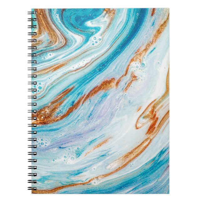 Abstract ocean- ART. Natural Luxury. Style incorpo Notebook (Front)