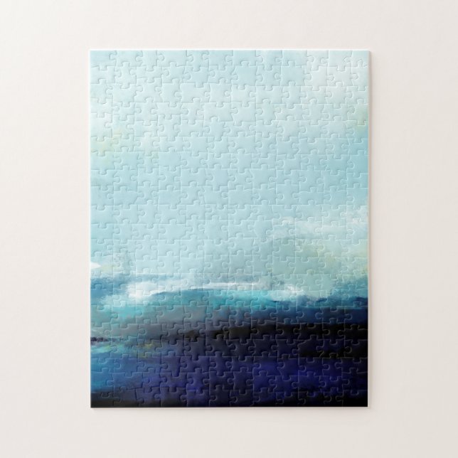 Abstract Ocean Art Scene Jigsaw Puzzle (Vertical)