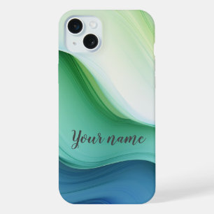 Abstract Ocean Serenity iPhone 15 Plus Case