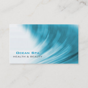 Abstract Ocean Wave Business Card