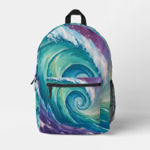 Abstract Ocean Wave Spiral