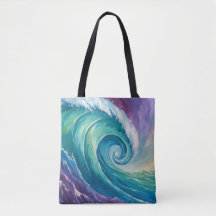 Abstract Ocean Wave Spiral