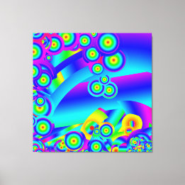 Abstract Ocean waves Canvas Print