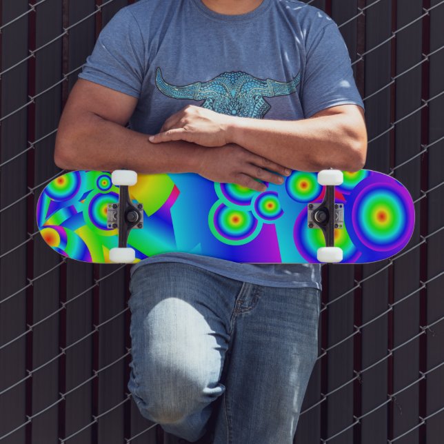 Abstract Ocean waves  Skateboard (Outdoor 3)