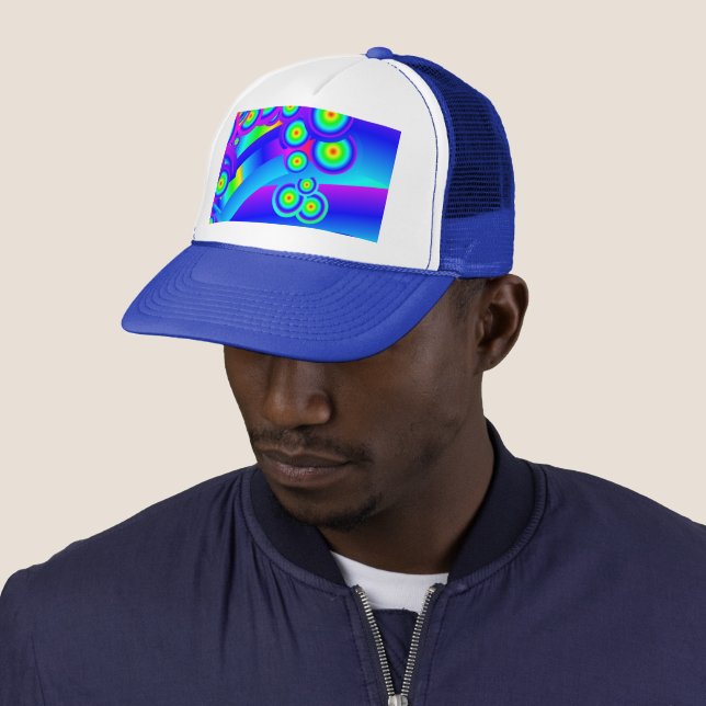 Abstract Ocean waves Trucker Hat (In Situ)