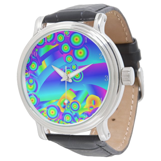 Abstract Ocean waves Watch (Angled)
