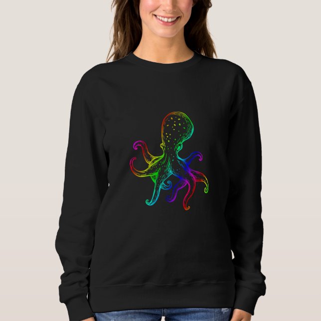 Abstract Octopus Sweatshirt (Front)