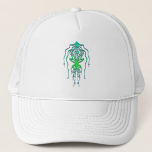 Abstract Octopus Tribal Squid Tattoo Design Trucker Hat