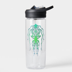 Abstract Octopus Tribal Squid Tattoo Design Water Bottle