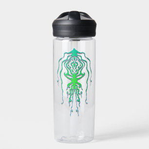 Abstract Octopus Tribal Squid Tattoo Design Water Bottle