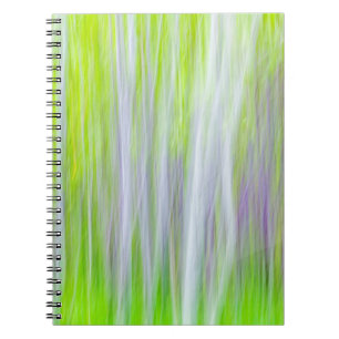 Abstract of Aspen Trees   Yakima River Trail, WA Spiral Notebook