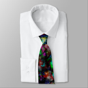 Abstract of Colour Clouds Tie