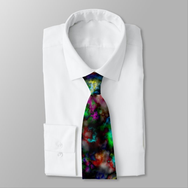 Abstract of Colour Clouds Tie (Tied)