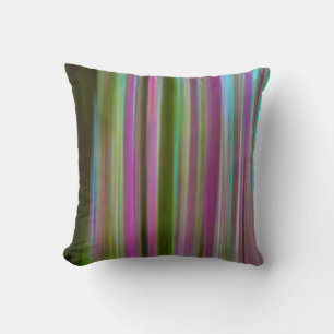 Abstract of Hoh Rain Forest at Dusk Washington Cushion