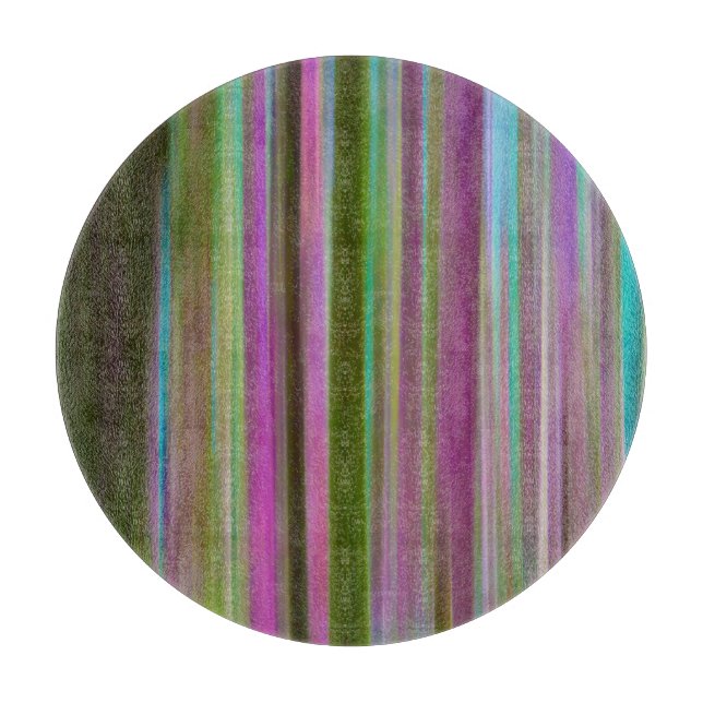 Abstract of Hoh Rain Forest at Dusk | Washington Cutting Board (Front)