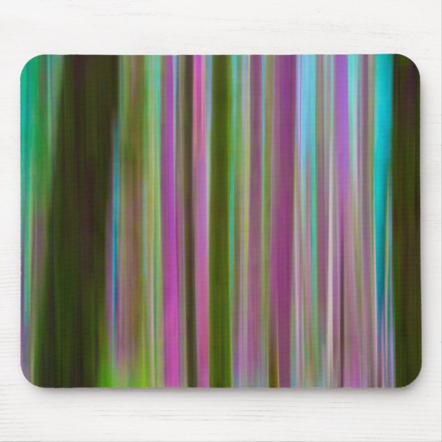 Abstract of Hoh Rain Forest at Dusk | Washington Mouse Pad (Front)