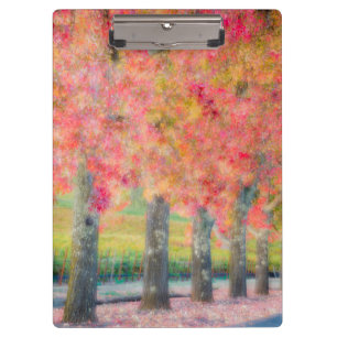 Abstract of Napa Valley trees Clipboard